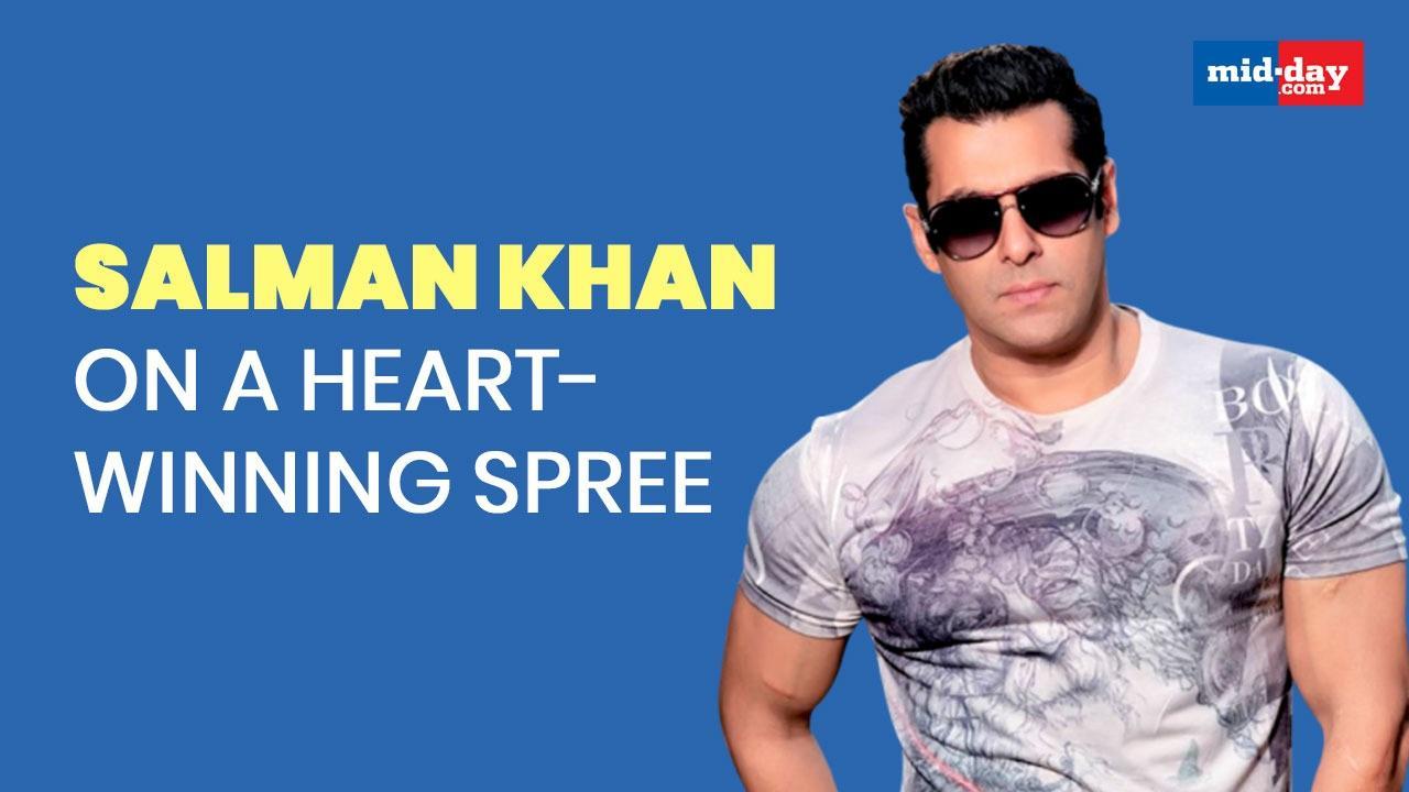 Salman Khan is on a heart-winning spree